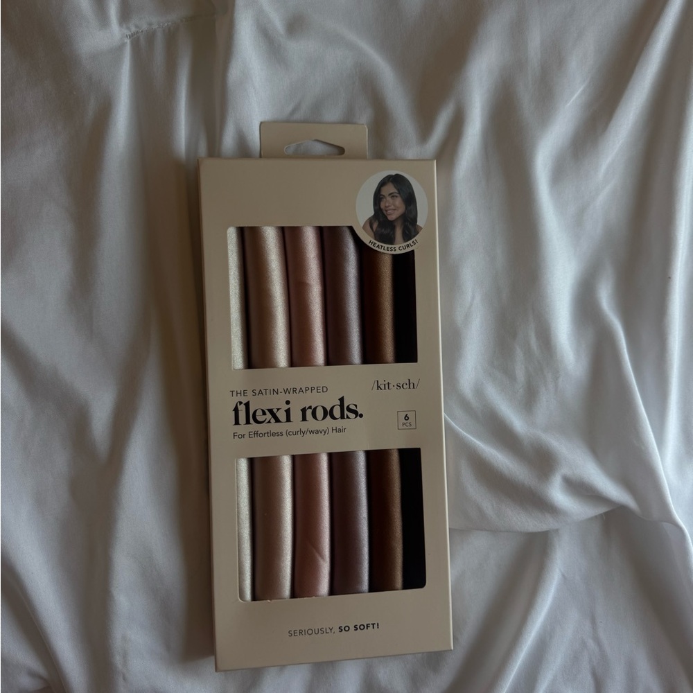 Kitsch Satin-Wrapped Flexi Rods - Rose, Champagne & Cocoa